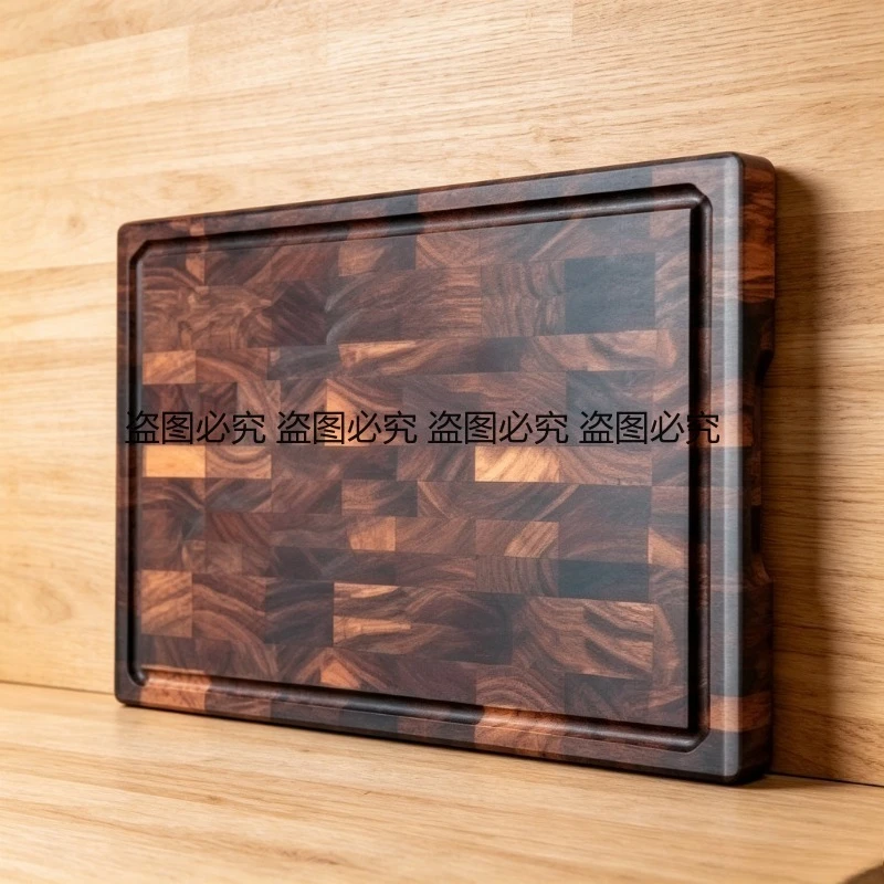 

Black Walnut Cutting Board Kitchen Board for Bread Fruit Snack Serving