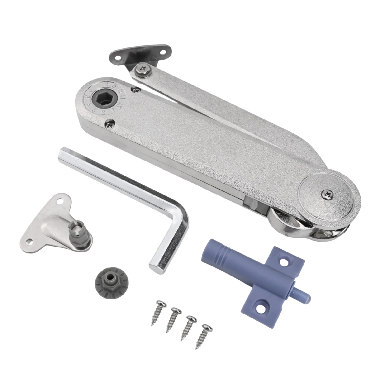 Sturdy & Adjustable Lid Hinge Gas Spring for Cabinets Zinc Alloy Construction High Performance Sturdy & Adjustable