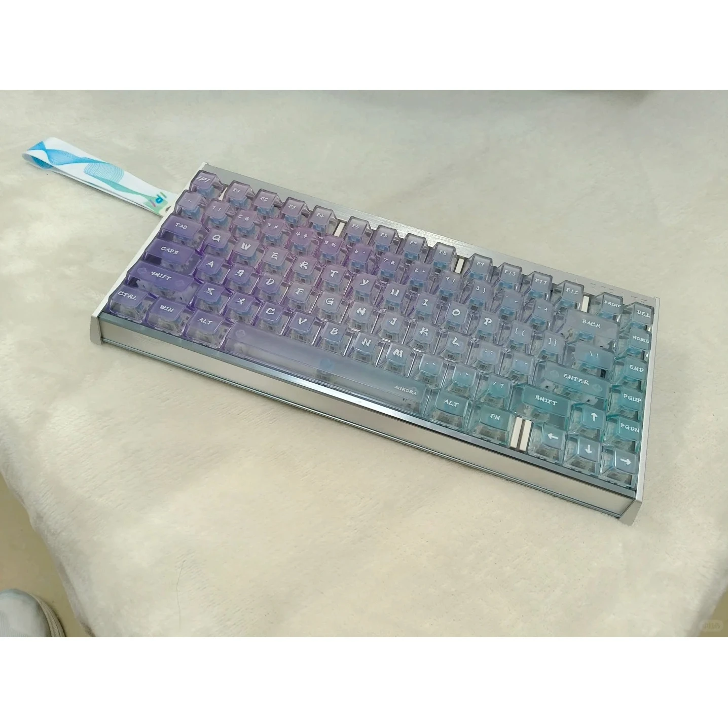 لوحة مفاتيح الألعاب IPI Aurora 75 8000HZ RGB مفتاح مغناطيسي سريع الإصدار لوحة مفاتيح ميكانيكية باستخدام الحاسب الآلي مفتاح ألعاب ممطر #2