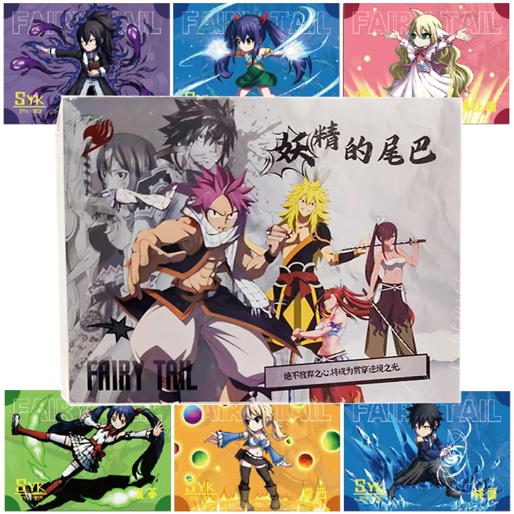 

Fairy Tail Collection Card Classic Hot Blood Adventure Anime Creative Team Puzzle Card Children's Favorite Fun Toy Surprise Gift