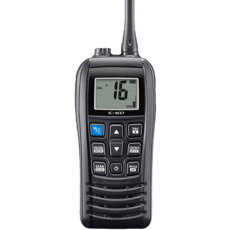 IC-M37 walkie-talkie Marine IPX7 waterproof VHF floating high-power handset