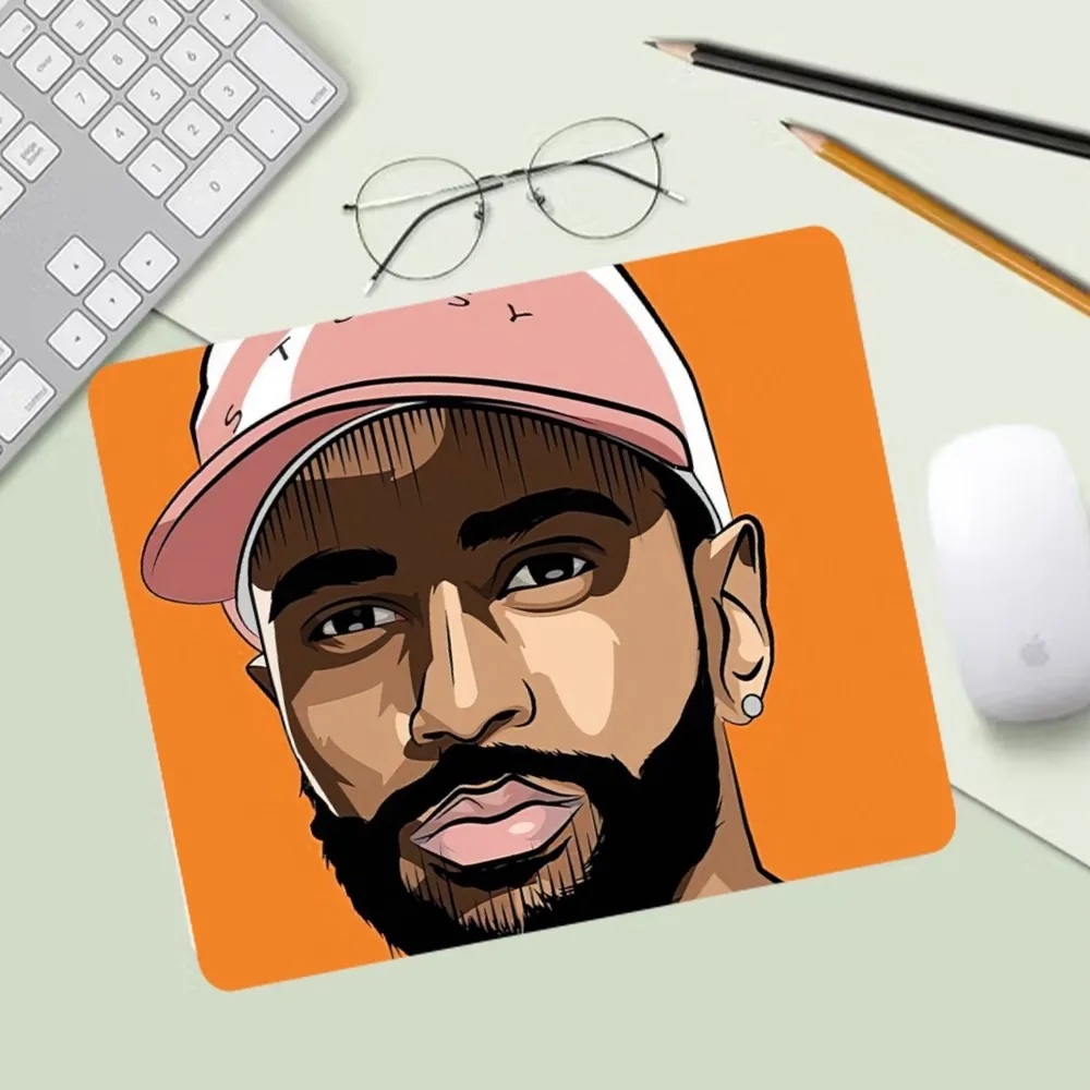 Big Sean Rapper Mousepad Computer Desk Mat Table Keyboard Pad Laptop Cushion Non-slip Deskpad