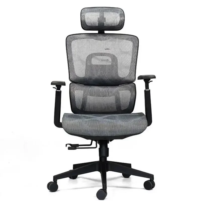 High quality mesh administrative office chair with lifting design and wheels for easy mobility