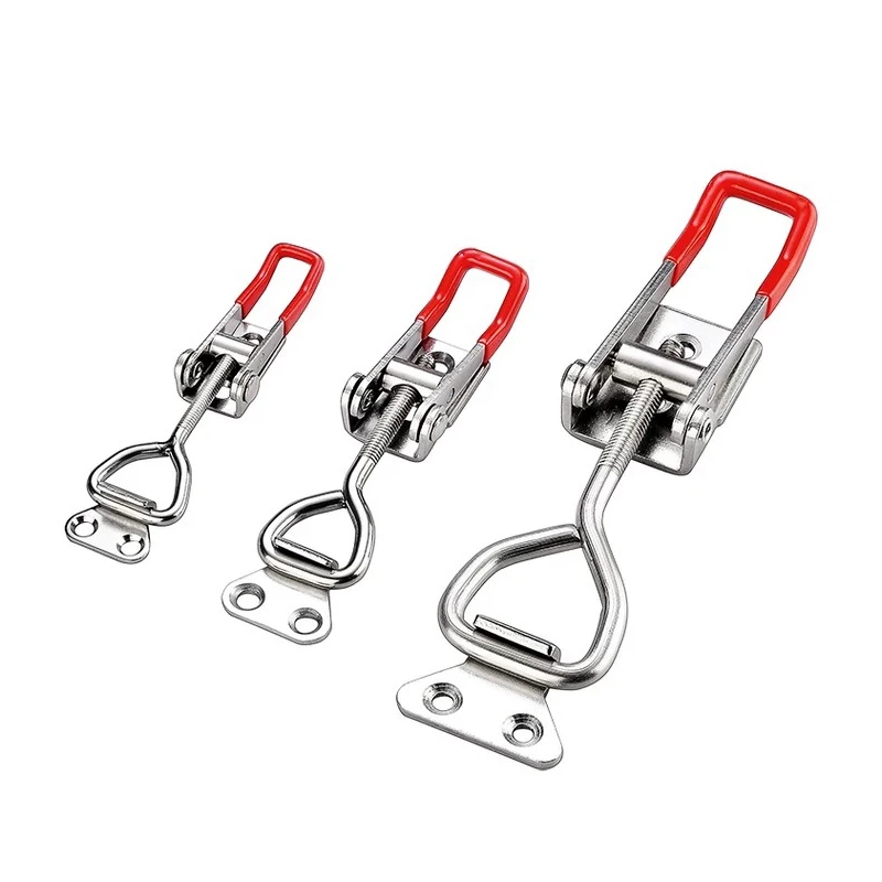 Adjustable Toolbox Case Metal Toggle Latch Catch Clasp Quick Release Clamp Anti-Slip Push Pull Toggle Tools Quick Door Buckle