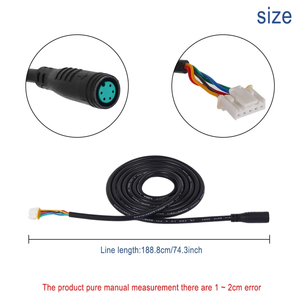 Replacement Dashboard Cable for Xiaomi For Elite Electric Scooter Controller Communication Line ABS Construction
