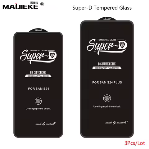 3Pcs 9H Tempered Glass For Samsung Galalxy S25 Ultra S24 Ultra S20 S23 S24Fe S22 Plus A16 A15 A56 A24 A06 A36 Screen Protector