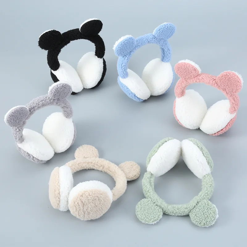 New Cute Soft Plush Ear Warmer Winter Warm Earmuffs for Children adults Earflap Outdoor Cold Protection Ear-Muffs Ear Cover