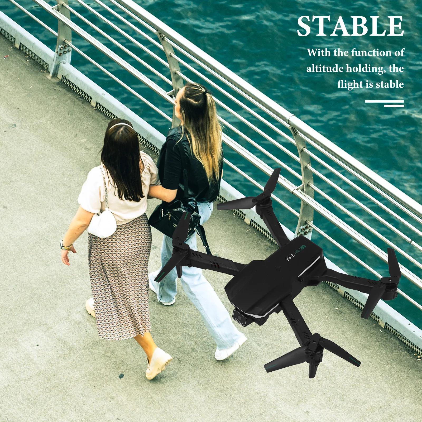 

4K Foldable Quadcopter Hold Headless Rc Helicopter Plane Mode Drone Return Camera Drone For Adult