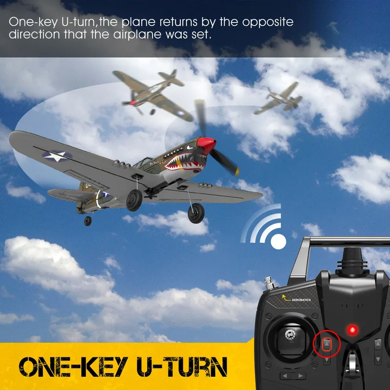 

Orlans 761 Remote Controlled Aircraft Fixed Wing Model Four Channel Electric Novice Fighter Remote Controlled Model Aircraft Toy