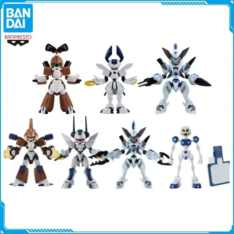 

Bandai Gashapon Anime Figure Medabots Pla-tit Limited Edition 1/12 Super Movable Joint Action Figure Assembled Model Toy