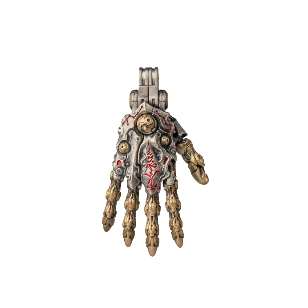 COPPERTIST.WU Taoist Mechanical Hand Pendant for Necklace, Movable Finger Joints Hand Jewelry for Men Women