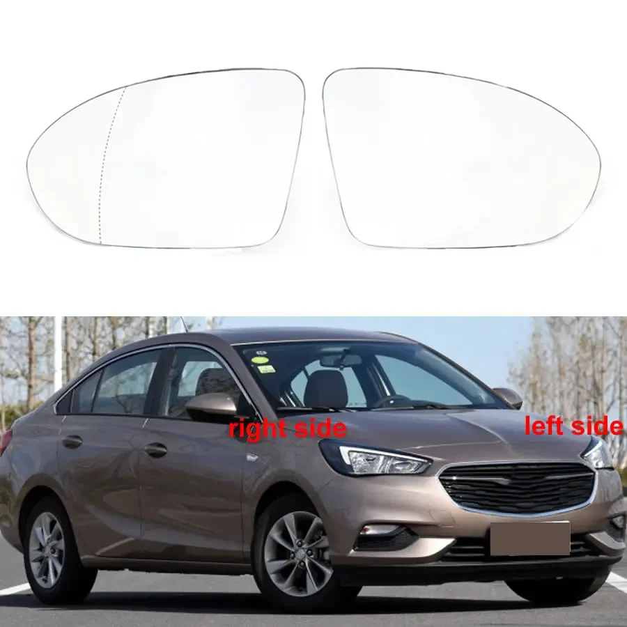 

For Buick Excelle 2018 2019 2020 Replacement Reflective Lenses Door Wing Rear View Mirror White Glass Lens Heating 1PCS