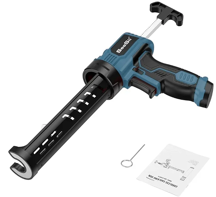 

SeeSii-Q0V-CX50A Cordless Glue Gun Electric Caulking Gun Lightweight Bright LED Labor Saving 10oz/300ml For Filling Sealing