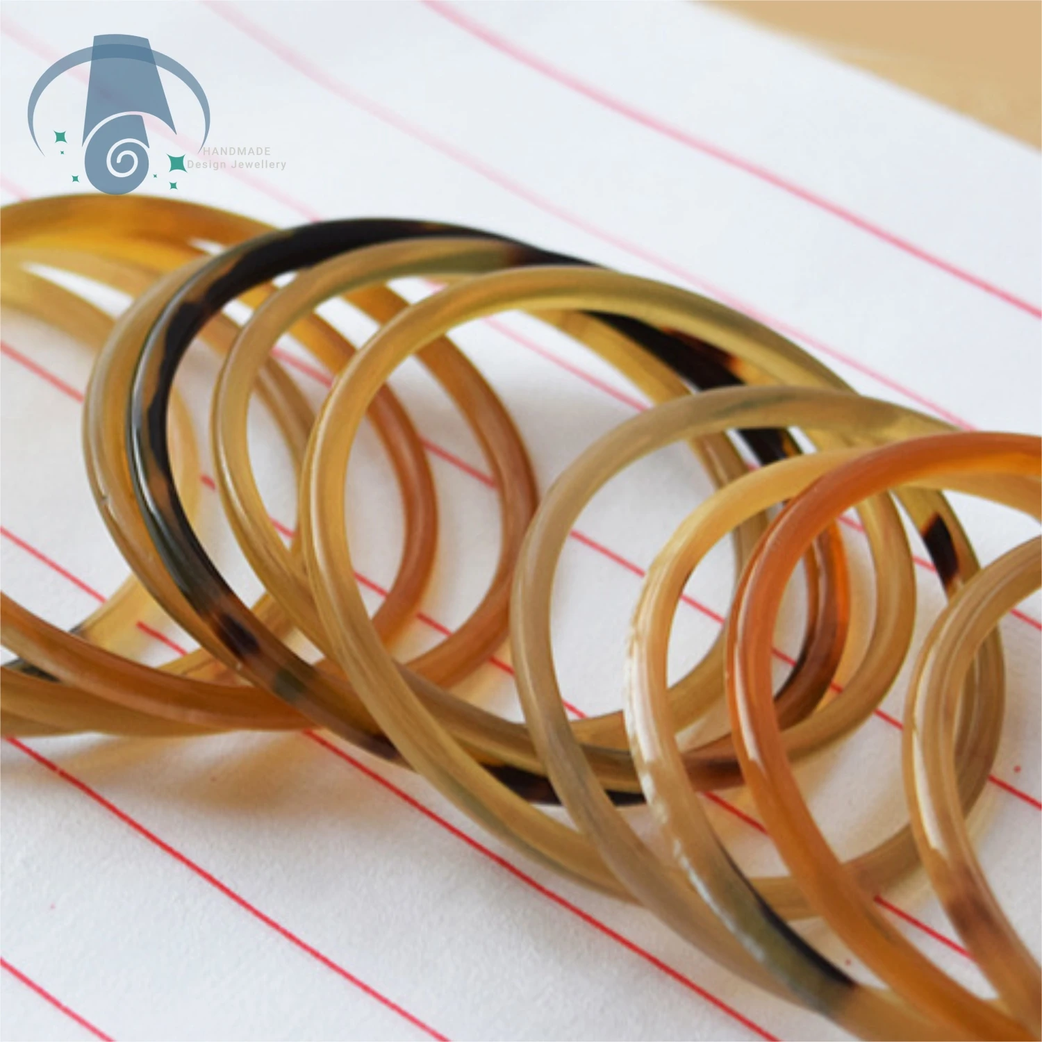 Natural Ox Horn Wri… - image