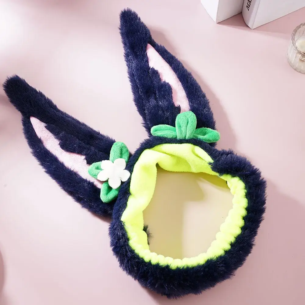 Game Genshin Impact Tighnari Cosplay Elastic Headband Cute Ear Hair Band Girl Hairband Headwear Accessories Gift Plush Hair Hoop