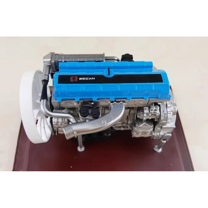 Diecast escala 1:12 weichai wp13h motor liga modelo de simulação adulto clássico coleção decoração souveir presente exibição estática