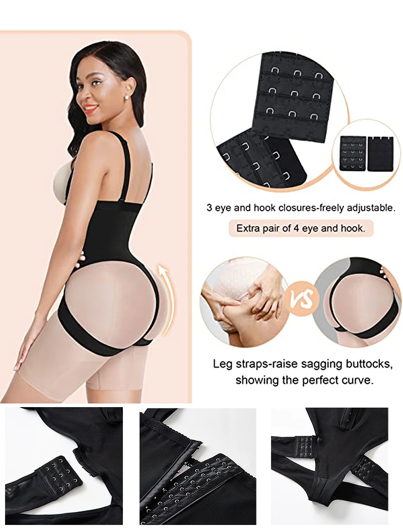 Butt Lifting Plus Size Shapewear Tummy Control Butt Lifter Panties Tummy Trainer Butt Lift Body Shaper Waist Trainer Underwear