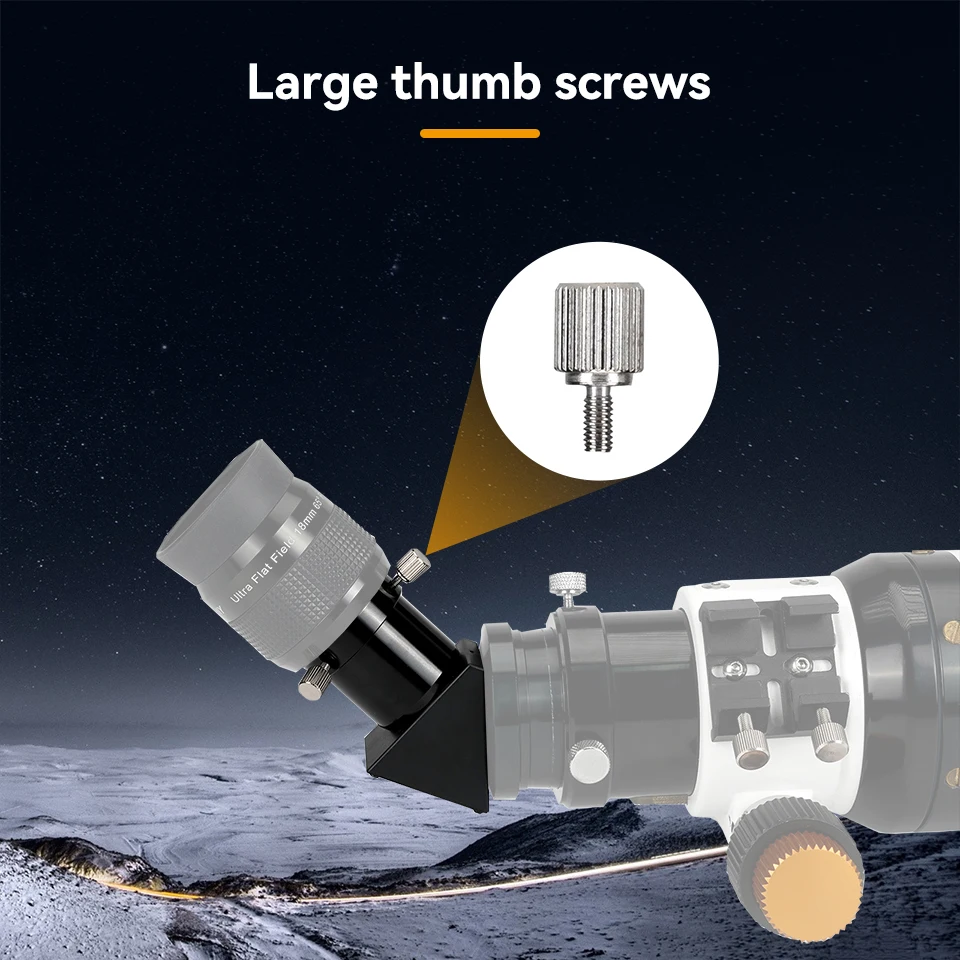 SVBONY SV221 1,25-Zoll 45-Grad Diagonalprisma mit korrekt beschichteter Oberfläche für klare Sicht bei Refraktor-Teleskopen – Detail 8