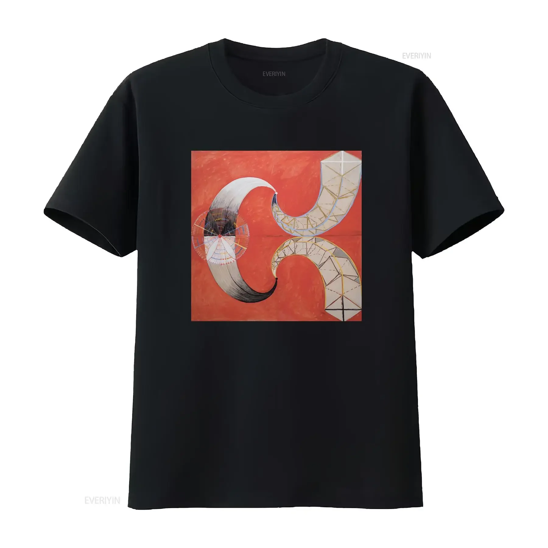 The Swan No 9 Group IX SUW Hilma Af Klint Painting T Shirt Art for Her Him Lover vintage Washed Slightly Stylish Unisex fashion