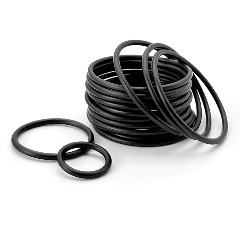 

1000pcs Black Rubber NBR O Ring Seal Gasket CS 2.5mm OD 6~180mm Oil Resistant Insulation Automotive Washer​ Round Shape Seal