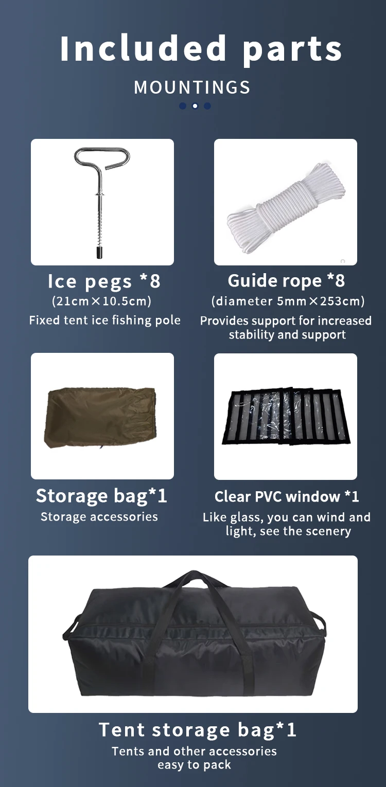 Portable Octagon Insulated Shelter for 4 6 Persons Sauna Fishing Winter Camping