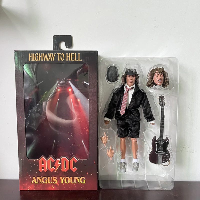 Highway To Hell Angus Young Bon Scott Action Figure Model Toys Collection Joint Movable Christmas Gift Toys For kids