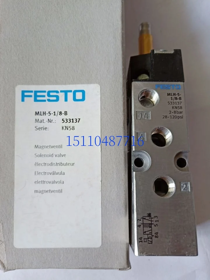 Brand New FESTO Festo MFH-5/3E-D-3-S-C Pneumatic Solenoid Valve 151035 In Stock.