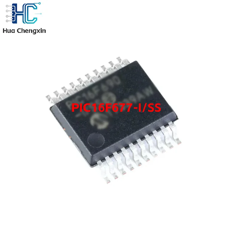 10PCS PIC16F677-I/SS SSOP-20 10-bit Microcontrollers IC High quality New