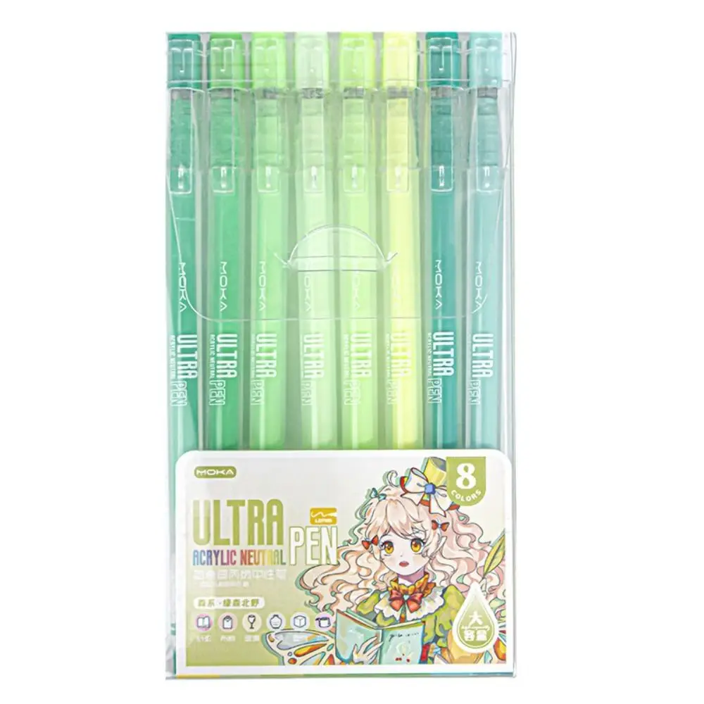 

8Colors/Set DIY Scrapbooking Acrylic Neutral Pen Quick Drying Drawing Painting Highlighter Writing Tools Large-capacity