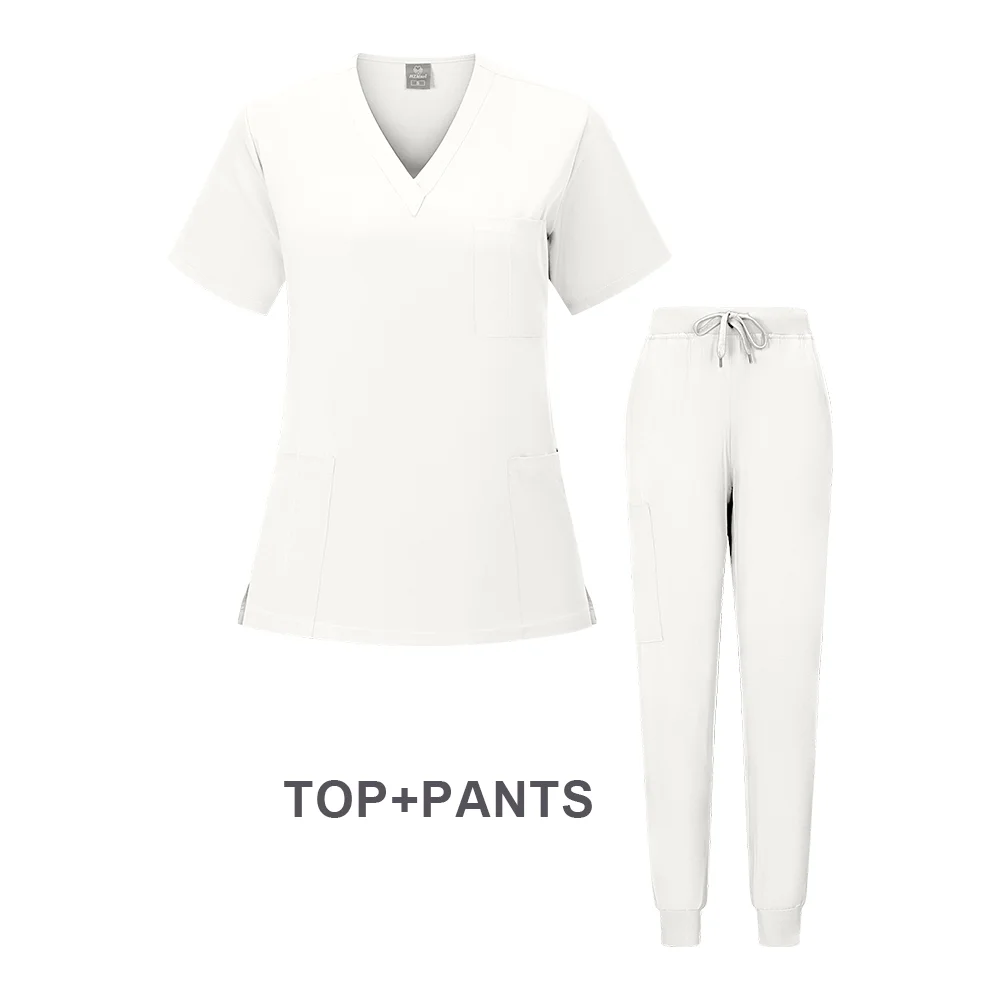 Surgical Uniform Woman Medical Scrub Sets Suit for Women Sanitary Manicurist Uniforms  Clothing Experiment  Nursing Kit