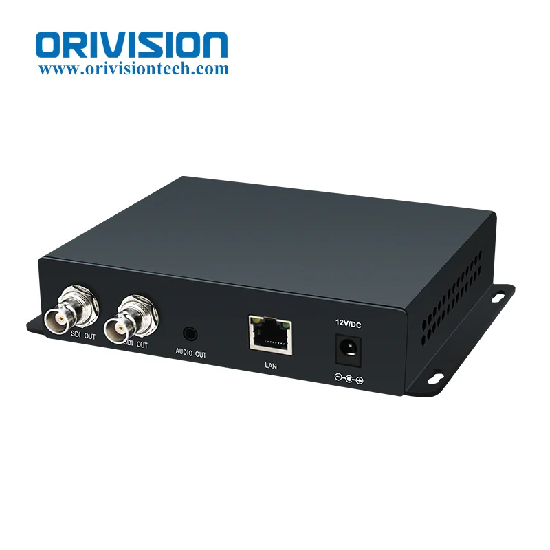 1080P60/59.94 Video Streaming Decoder Support Embedded RTMP Server H.265 IP SDI Decoder