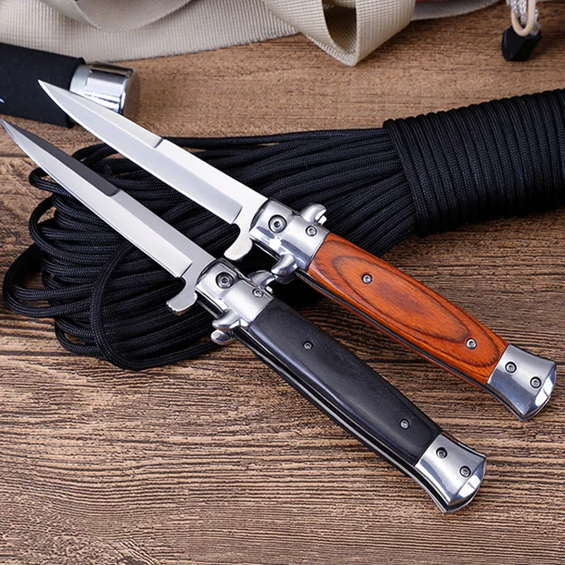 

Tactical Damascus Steel Camping Hunting Survival Pocket Folding Knife Defense Tools Military EDC Multi Knives Portable Knife