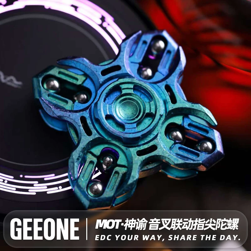 Игрушки для снятия стресса EDC - Коллекционные металлические черные технологии между пальцами