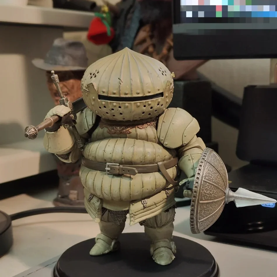 In Stock Anime Action Figure Dark Souls Q Version Solaire Artorias Ornstein Fire Keeper Anime Doll Toy Model for Children Gifts - view 5