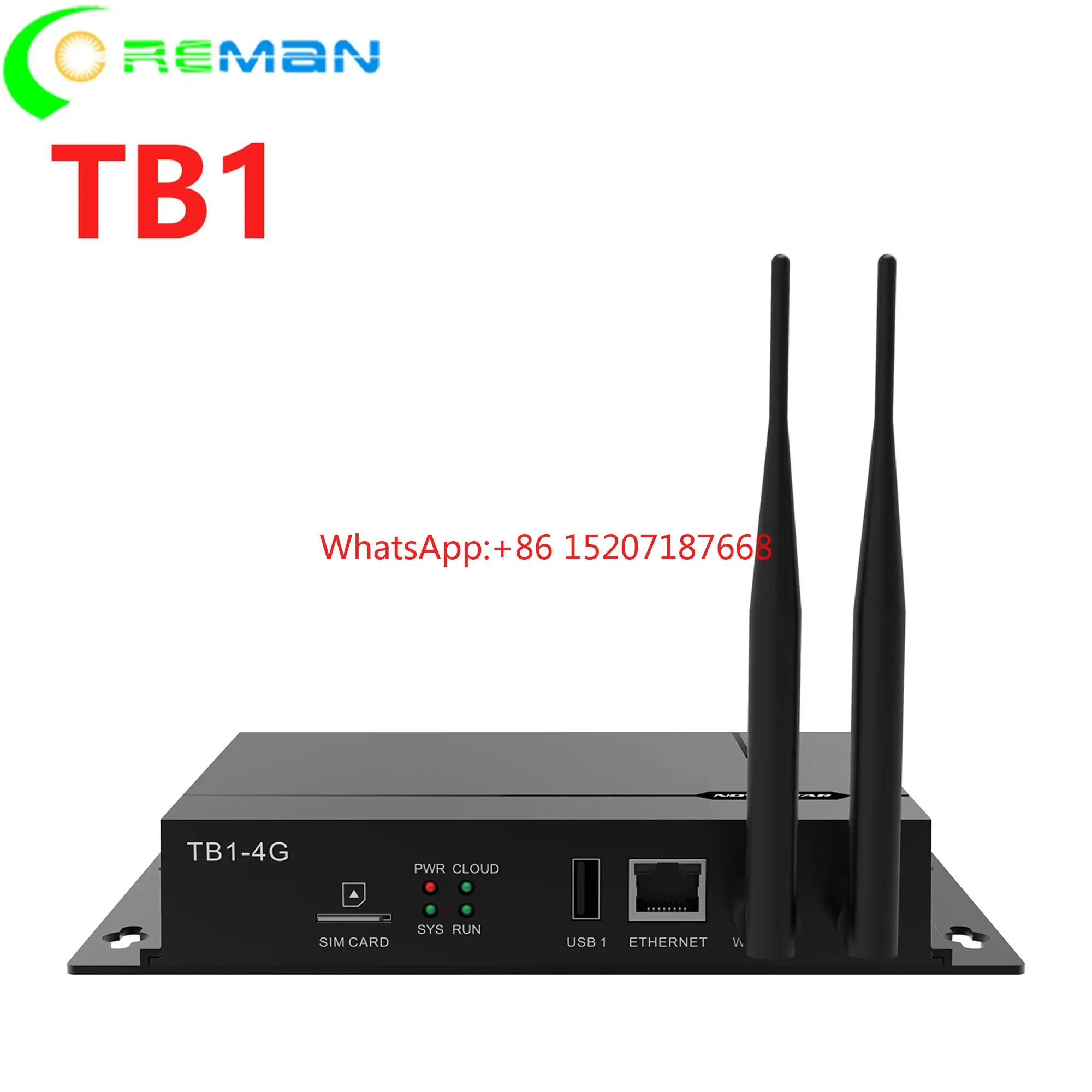 Novastar media player box TB1 TB2 sending card with USB RJ45 port WIFI for full color led display