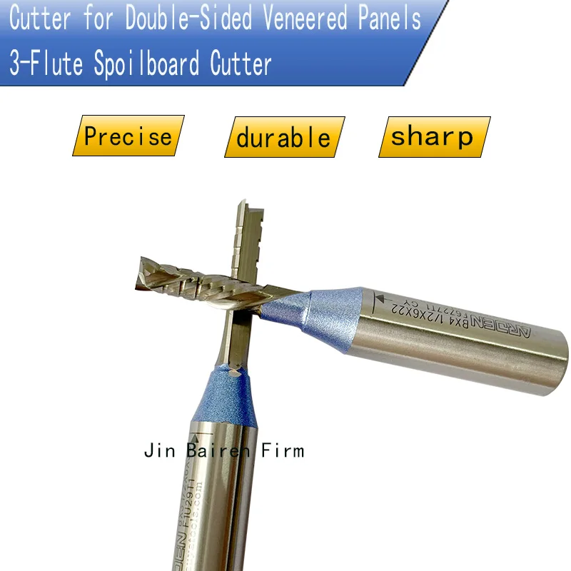 High-end Brand Cutter 3 Flute Chip Breaking All-Purpose Bit for Double-Sided Veneered Panels Particleboard Multilayer Board