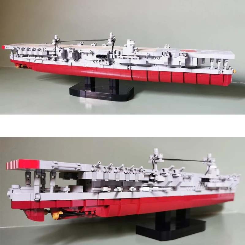 Kaga 1770 pçs bloco de construção modelo tijolo guerra militar super navio de guerra brinquedos diy novo conjunto presentes criativos MOC-229003