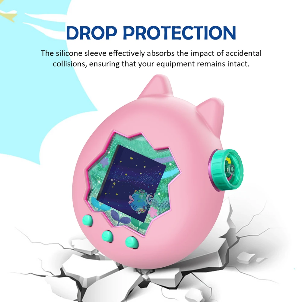 다마고치 파라다이스 실리콘 케이스 낙하 방지 귀여운 보호 커버 다마고치 액세서리 용 방수 소프트 커버