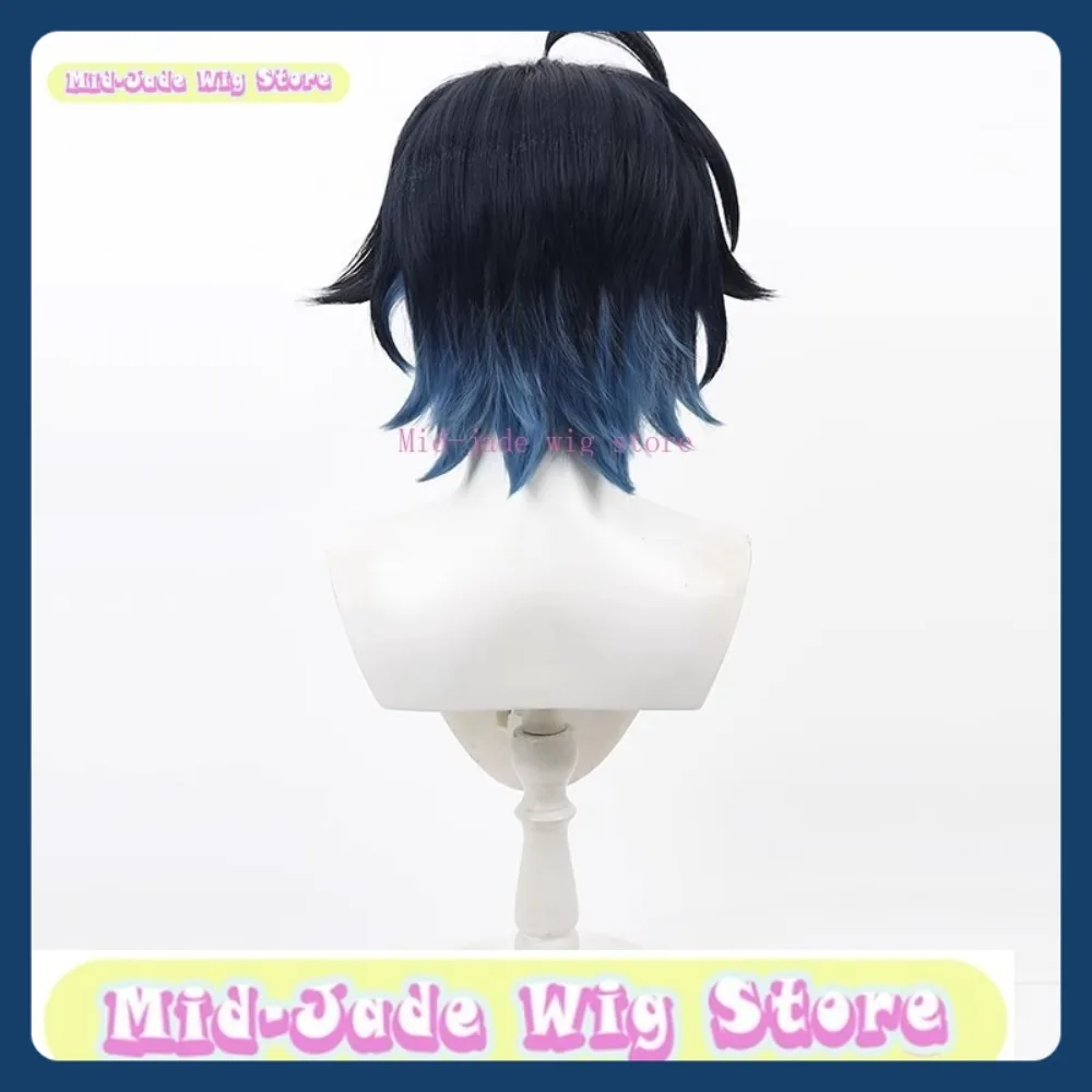 Mid-jade Pruik Winkel Wistoria: Wand & Sword Will Serfort Cosplay Pruik Anime Spel Rollenspel Synthetisch Haar Halloween Party