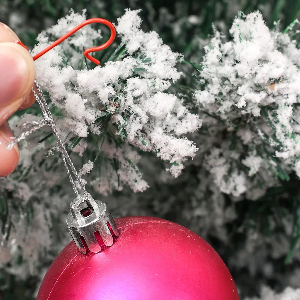 100/50Pcs Christmas Metal S-Shaped Hooks Xmas Tree Ball Gold Silver Pendant Hanging Holders Home Party Christmas Decoration Hook