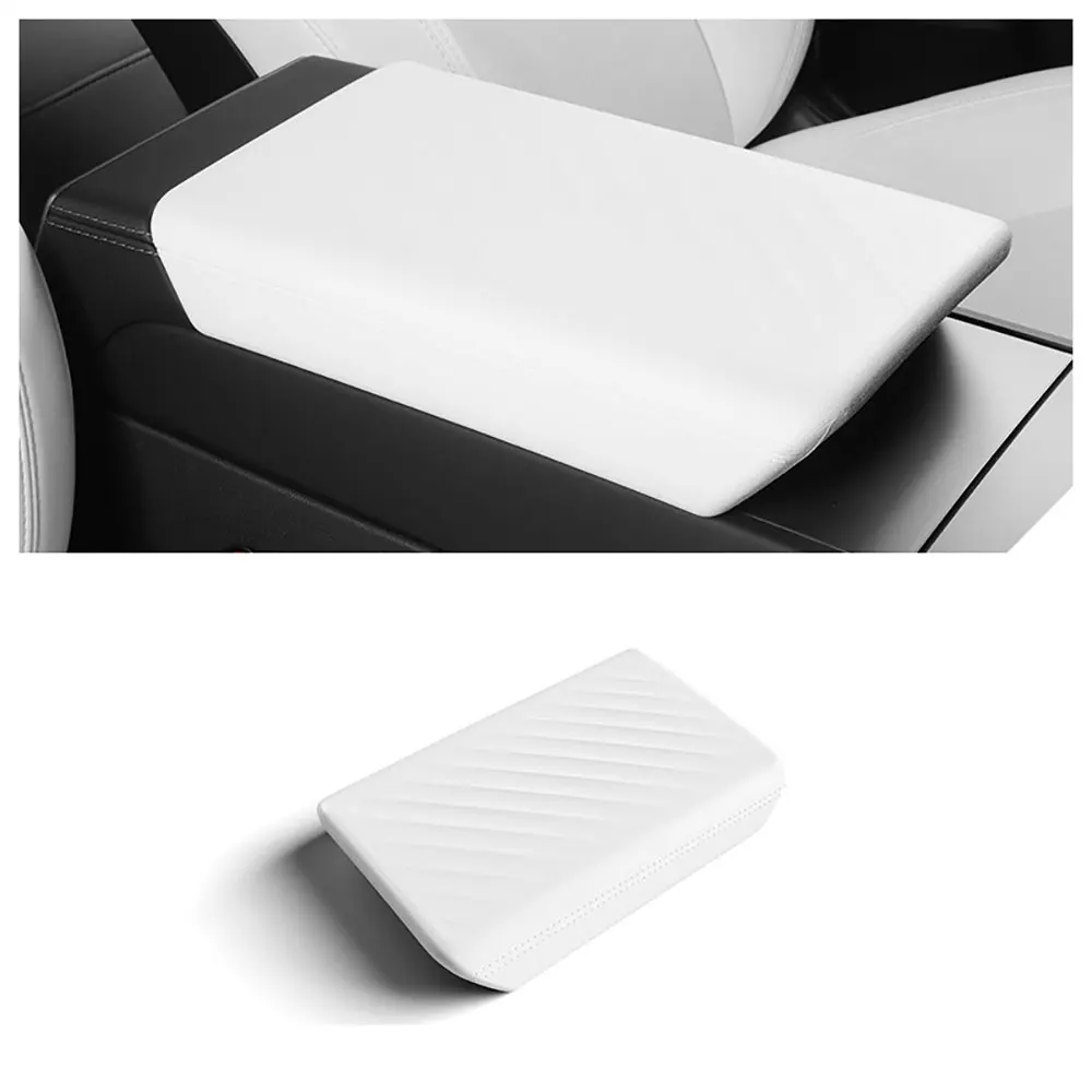

For Tesla Model 3 Highland 2024 2025 2026 Auto Central Armrest Box Pad Cover TPE Soft Case Car Center Console Arm Rest Lid