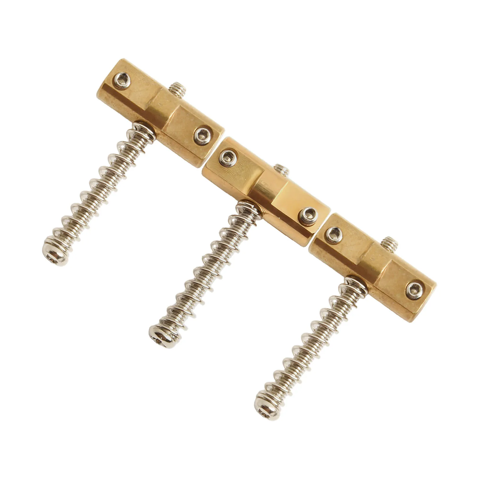 Guitar Maintenance Compensated Brass Saddles Brass Guitar Saddles Traditional Appearance Better String Intonation