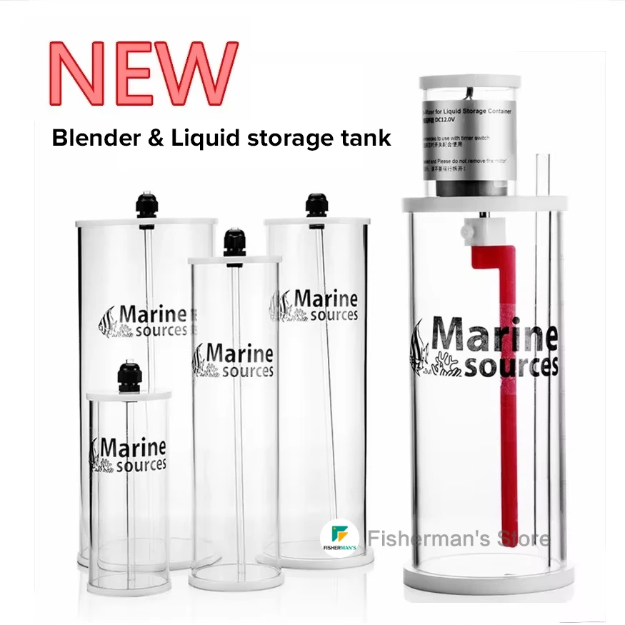 Marine Sources Acrylic Seawater and Coral Nutrient Liquid Container, Used Together with Dosing Pump
