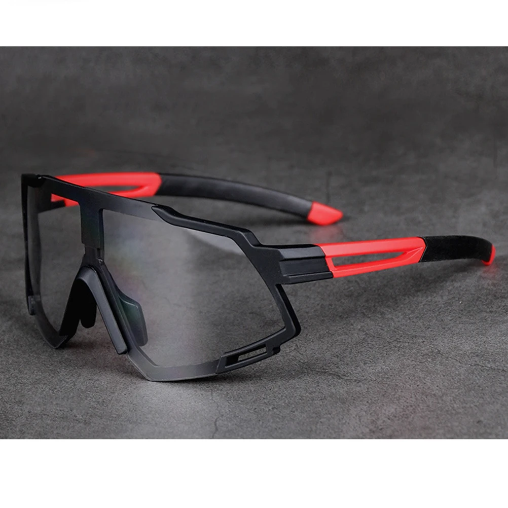 

Color Changing Sunglasses Adult Glasses Sport Eyeglasses UV400 Protection Lightweight Rubber Frame Adjustable Nose Pad Outdoor