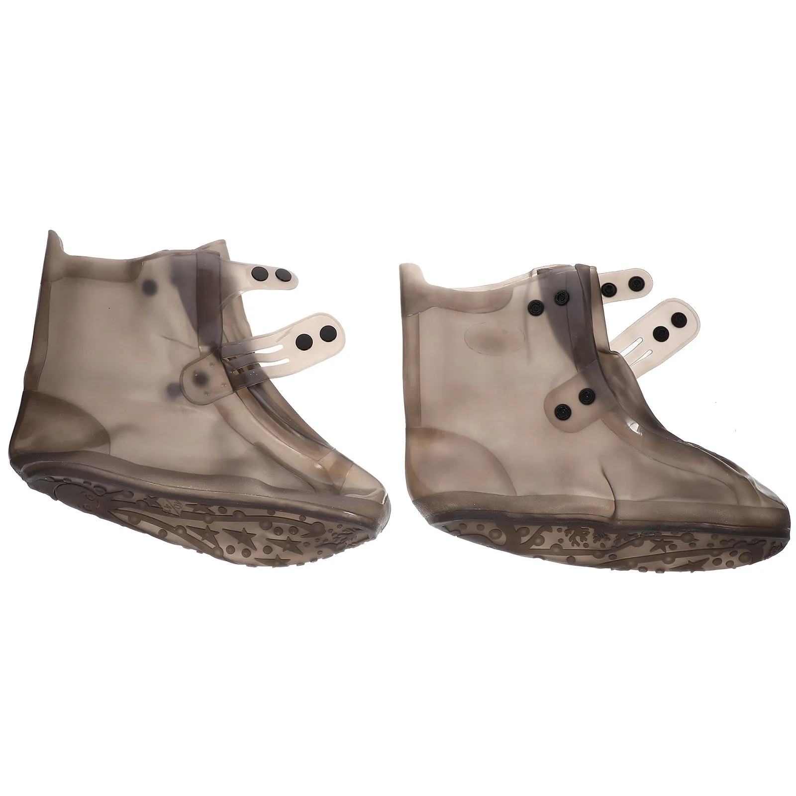 

Reusable Waterproof Shoe Boot Covers Pollution-Free PVC Rubber Foldable Space-Saving Seamless Overshoes for Biking Motorcycling