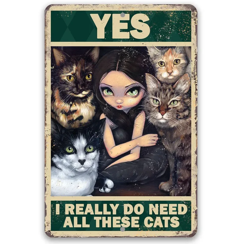 Да, мне действительно нужны все эти кошки-готический металлический знак-ведьма, оккультитизм, магия