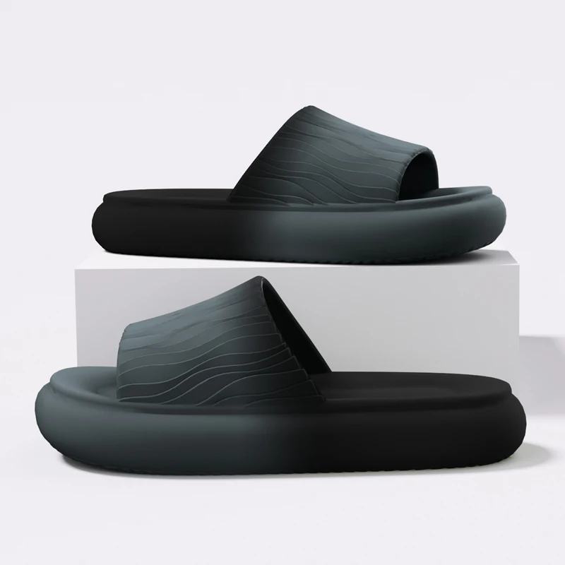 

Summer Thick Sole Slippers Men Women EVA Soft Bottom Indoor Home Slides Sandals Light Beach Shoes Male Slippers Flip Flops