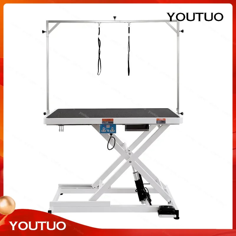 VEVOR Electric Pet Grooming Table Heavy Duty Dog Grooming Arm for Large Dogs Height Adjustable Grooming Station with Non Slip