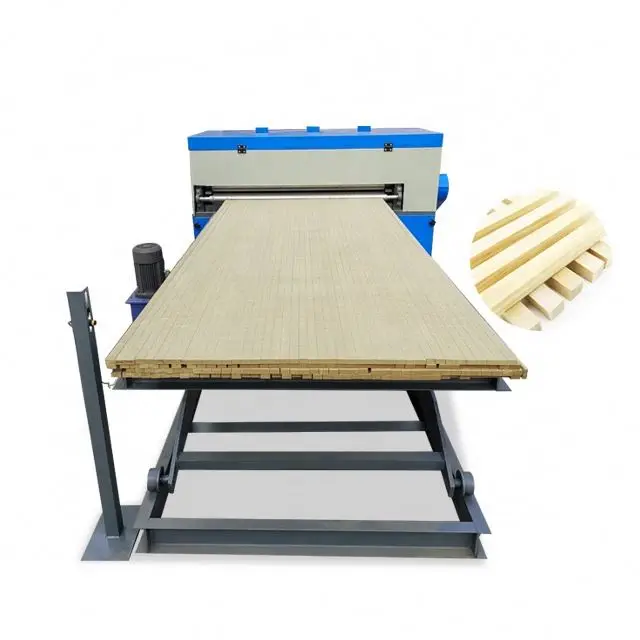 Mdf Chipboard Plywood Plank Cutting Saw Machine With Multiple Blade Woodworking Saw Machine Multiblade