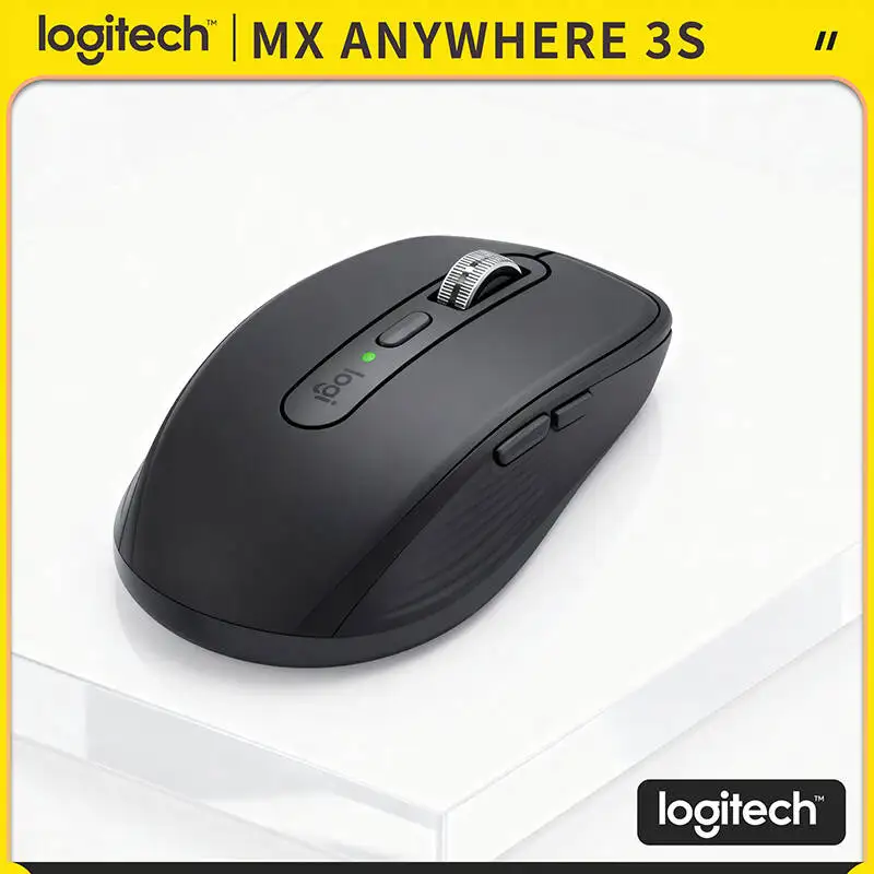 

Компактная мышь Logitech MX Anywhere 3S, эргономичный дизайн, перезаряжаемая, с быстрым прокруткой для портативных ПК Mac